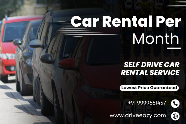 car rental per month